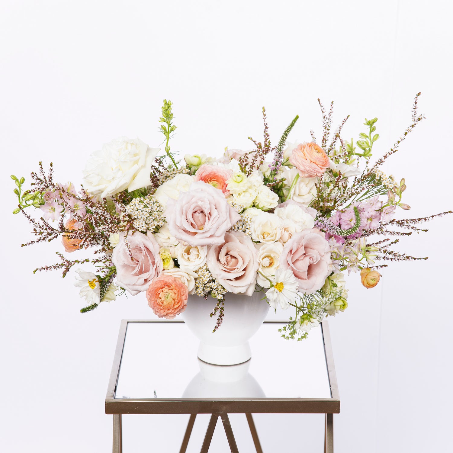 Spring floral arrangement for centerpieces, flower delivery or decor. Atlanta flower delivery