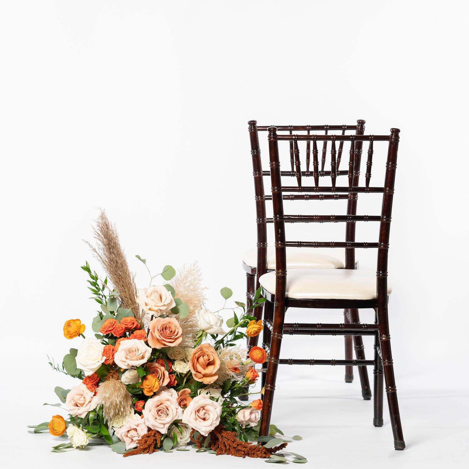 Our Floral Aisle Markers bring a touch of elegance and romance to your wedding ceremony or event. These beautifully crafted arrangements can be placed along the aisle to guide your steps with grace and beauty or mounted on stands to create striking tall centerpieces. Atlanta flower delivery